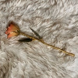 Steven Singer 24k Gold Dipped Sweetheart Rose NWOT